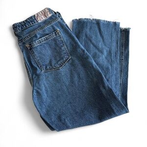 Zara High-Rise Blue Denim Jeans